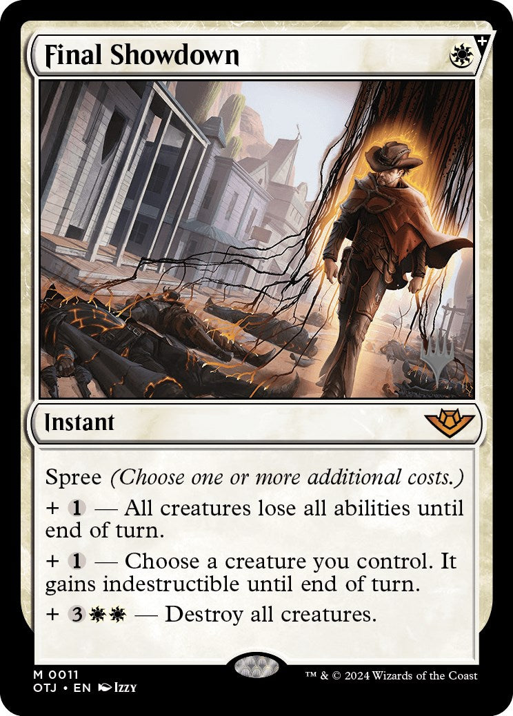 Final Showdown (Promo Pack) [Outlaws of Thunder Junction Promos] - Destination Retro