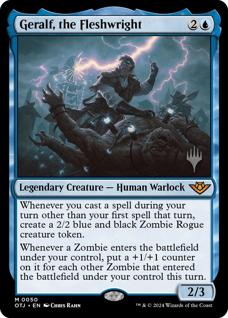 Geralf, the Fleshwright (Promo Pack) [Outlaws of Thunder Junction Promos] - Destination Retro