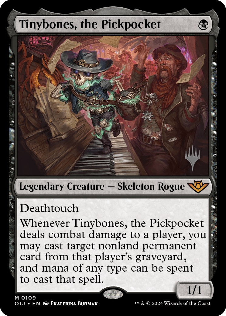 Tinybones, the Pickpocket (Promo Pack) [Outlaws of Thunder Junction Promos] - Destination Retro