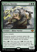 Railway Brawler (Promo Pack) [Outlaws of Thunder Junction Promos] - Destination Retro