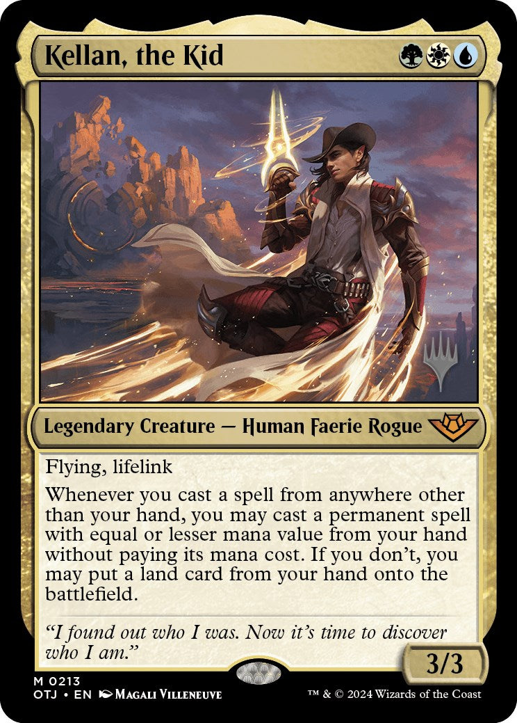 Kellan, the Kid (Promo Pack) [Outlaws of Thunder Junction Promos] - Destination Retro