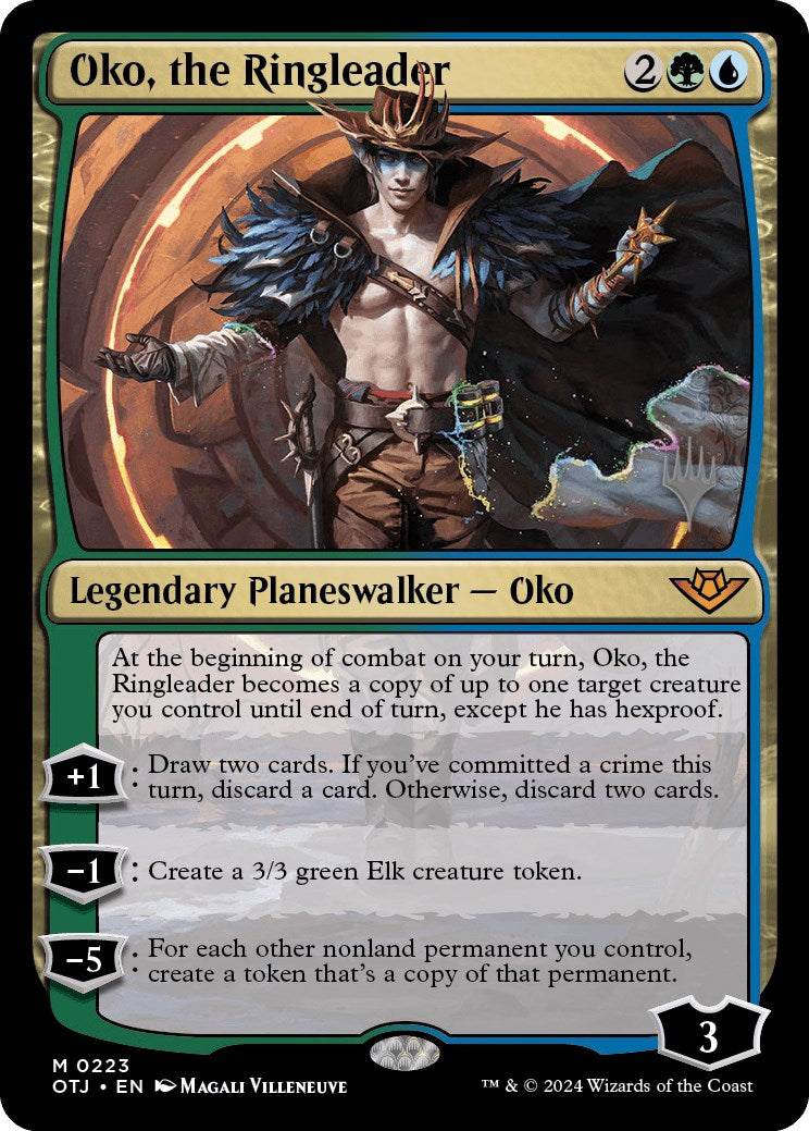 Oko, the Ringleader (Promo Pack) [Outlaws of Thunder Junction Promos] - Destination Retro