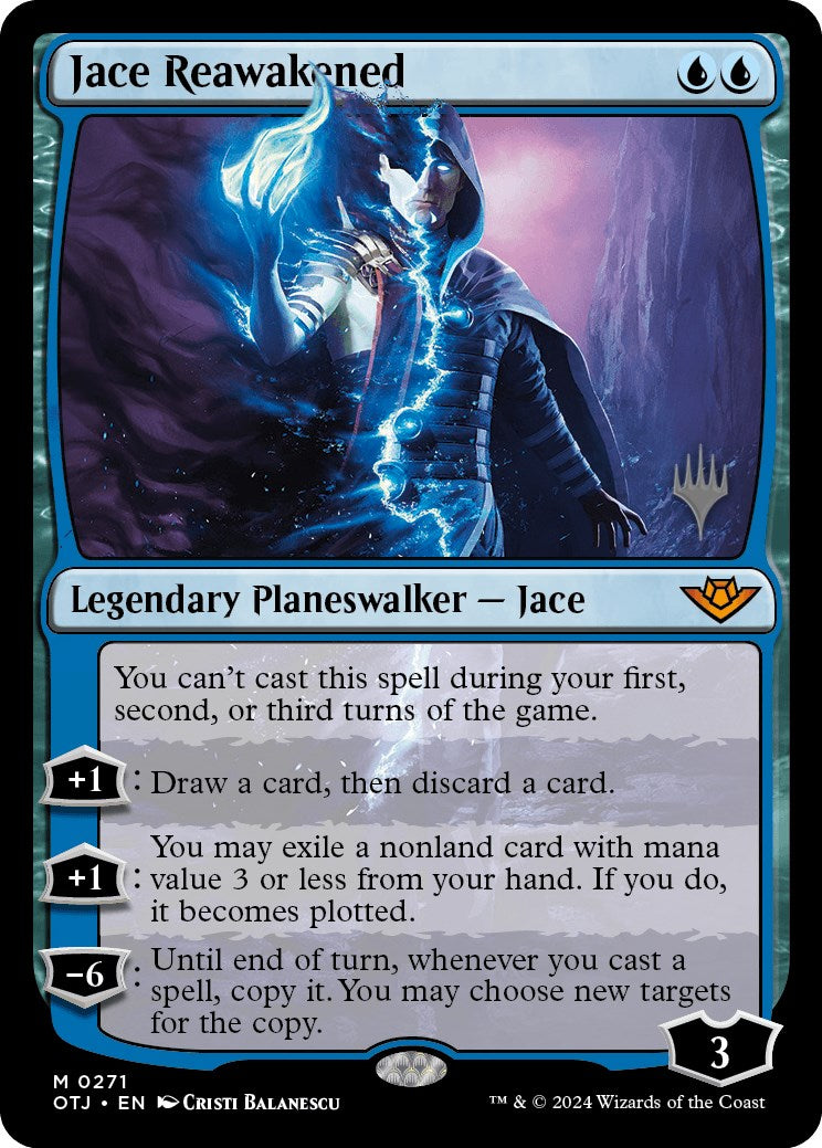 Jace Reawakened (Promo Pack) [Outlaws of Thunder Junction Promos] - Destination Retro