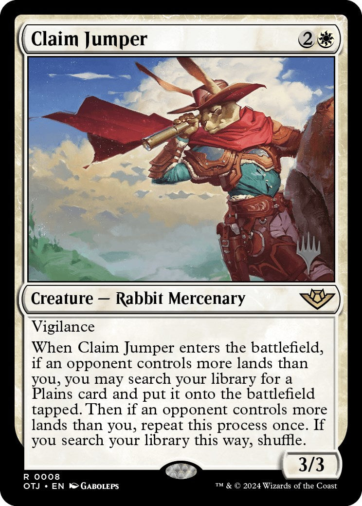 Claim Jumper (Promo Pack) [Outlaws of Thunder Junction Promos] - Destination Retro