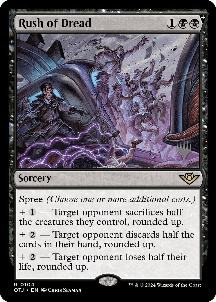 Rush of Dread (Promo Pack) [Outlaws of Thunder Junction Promos] - Destination Retro