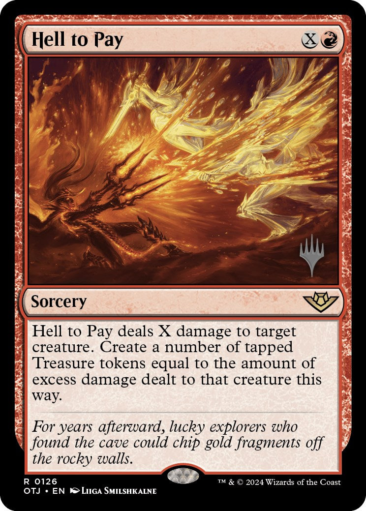 Hell to Pay (Promo Pack) [Outlaws of Thunder Junction Promos] - Destination Retro