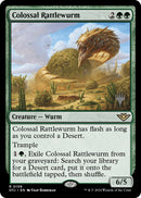 Colossal Rattlewurm (Promo Pack) [Outlaws of Thunder Junction Promos] - Destination Retro