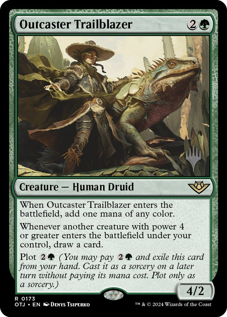 Outcaster Trailblazer (Promo Pack) [Outlaws of Thunder Junction Promos] - Destination Retro