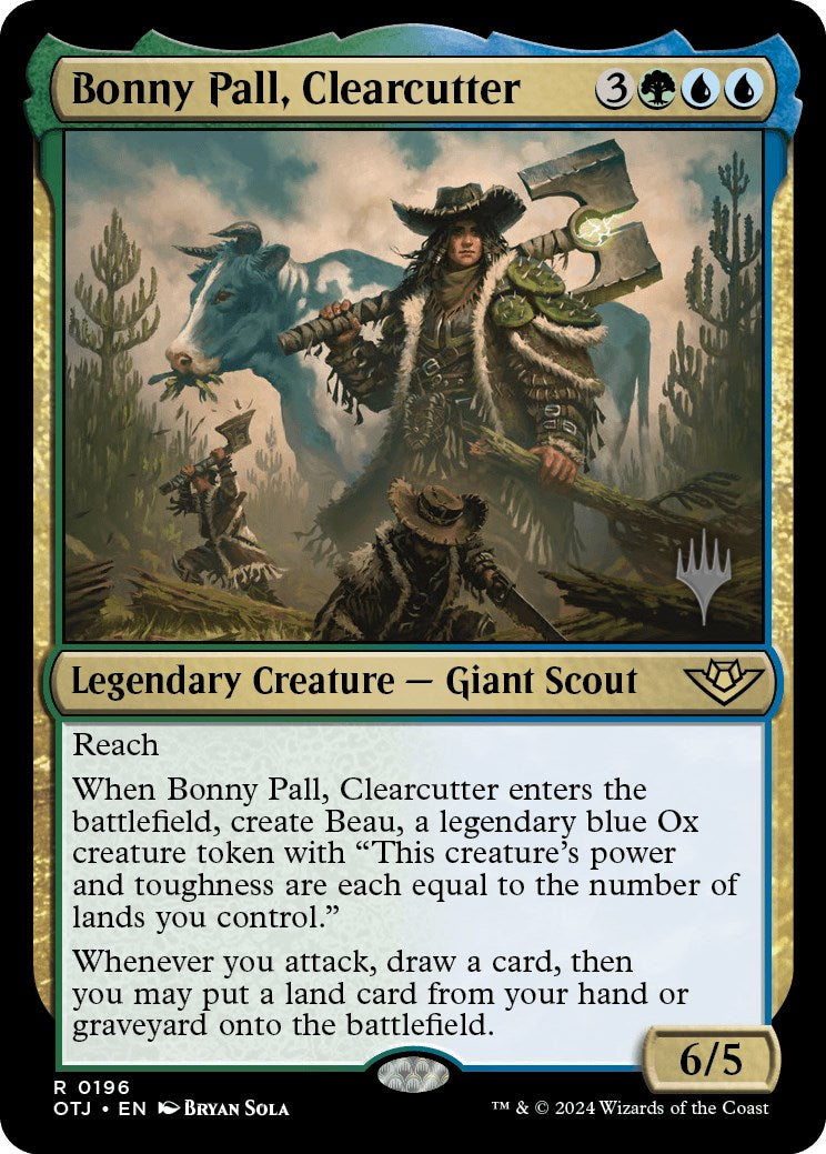 Bonny Pall, Clearcutter (Promo Pack) [Outlaws of Thunder Junction Promos] - Destination Retro