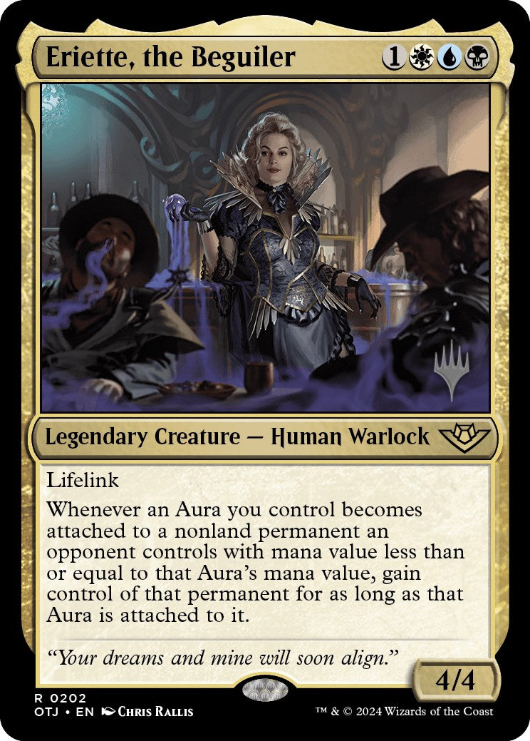 Eriette, the Beguiler (Promo Pack) [Outlaws of Thunder Junction Promos] - Destination Retro