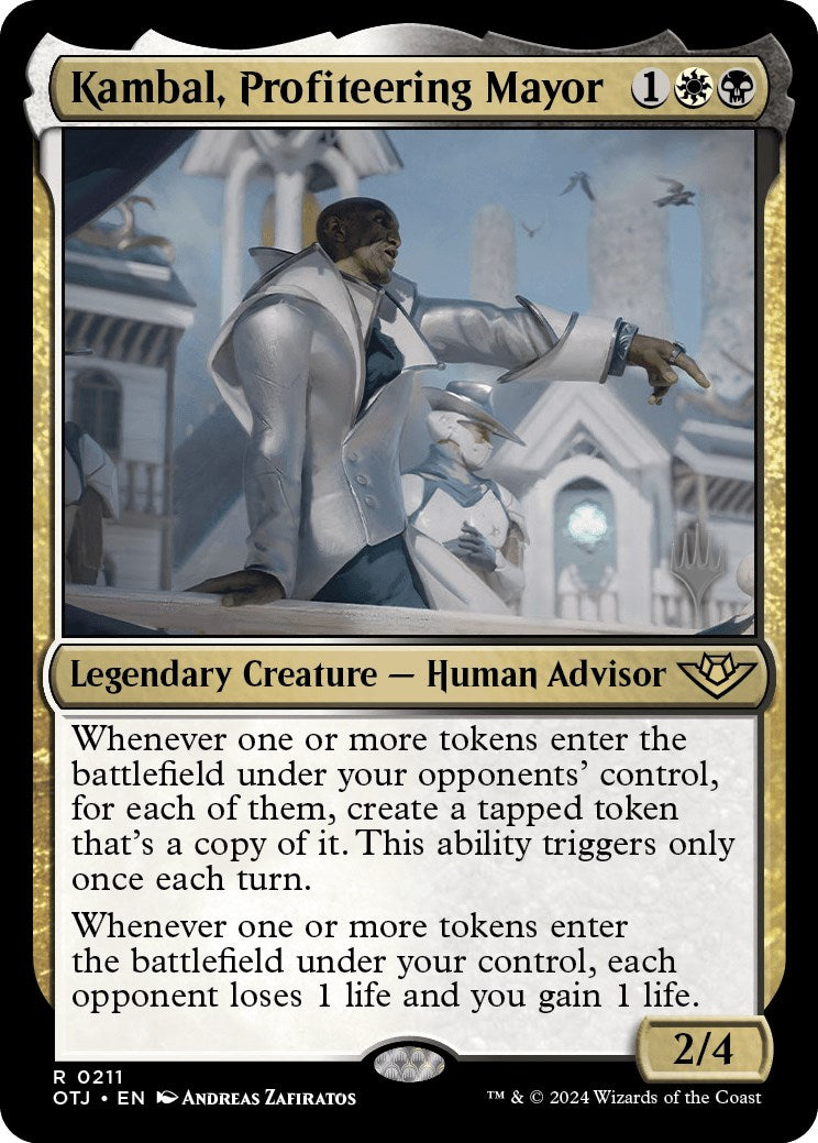 Kambal, Profiteering Mayor (Promo Pack) [Outlaws of Thunder Junction Promos] - Destination Retro
