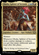 Obeka, Splitter of Seconds (Promo Pack) [Outlaws of Thunder Junction Promos] - Destination Retro
