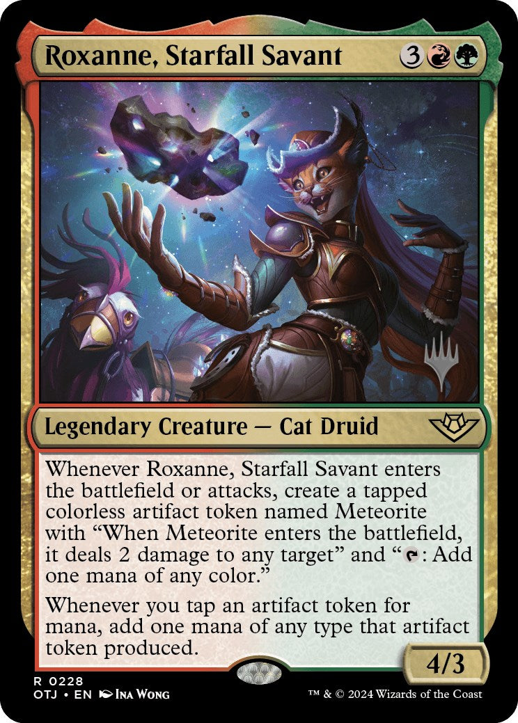 Roxanne, Starfall Savant (Promo Pack) [Outlaws of Thunder Junction Promos] - Destination Retro
