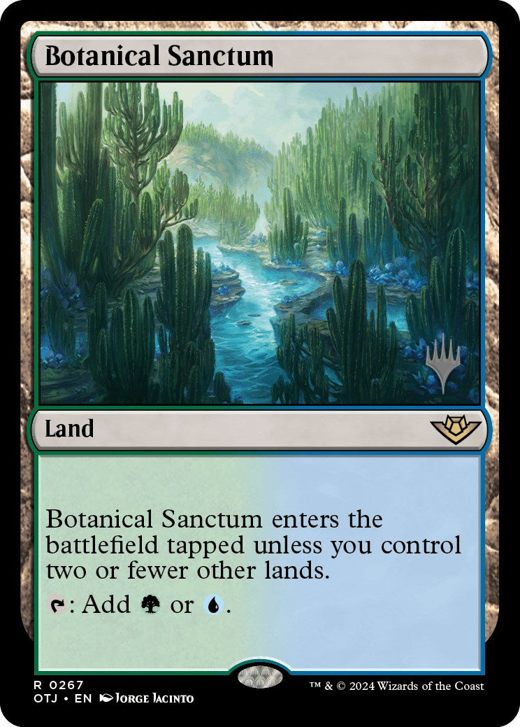 Botanical Sanctum (Promo Pack) [Outlaws of Thunder Junction Promos] - Destination Retro