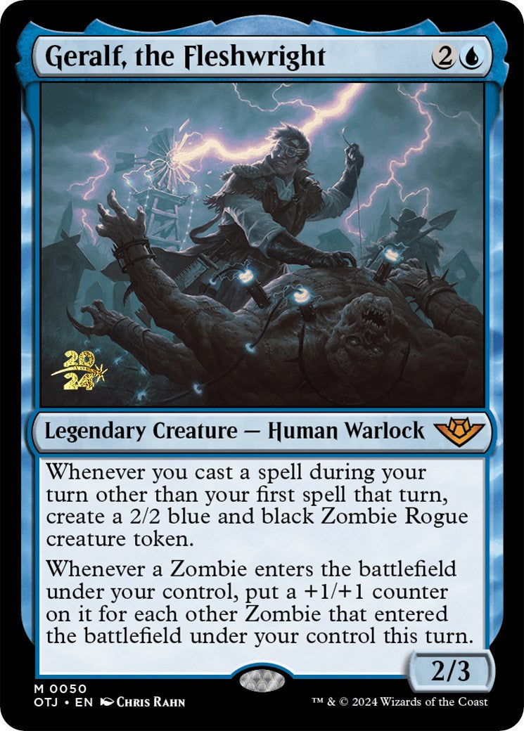 Geralf, the Fleshwright [Outlaws of Thunder Junction Prerelease Promos] - Destination Retro