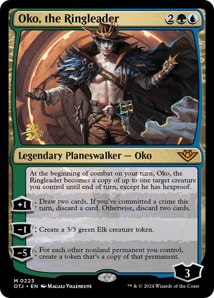 Oko, the Ringleader [Outlaws of Thunder Junction Prerelease Promos] - Destination Retro