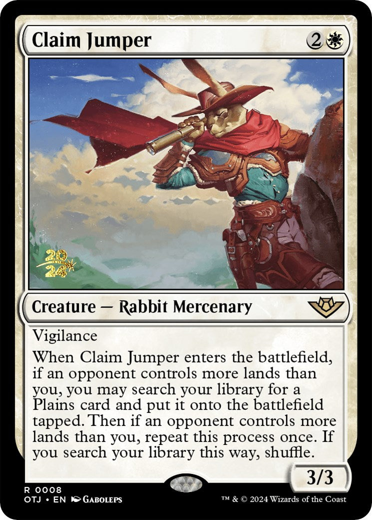 Claim Jumper [Outlaws of Thunder Junction Prerelease Promos] - Destination Retro