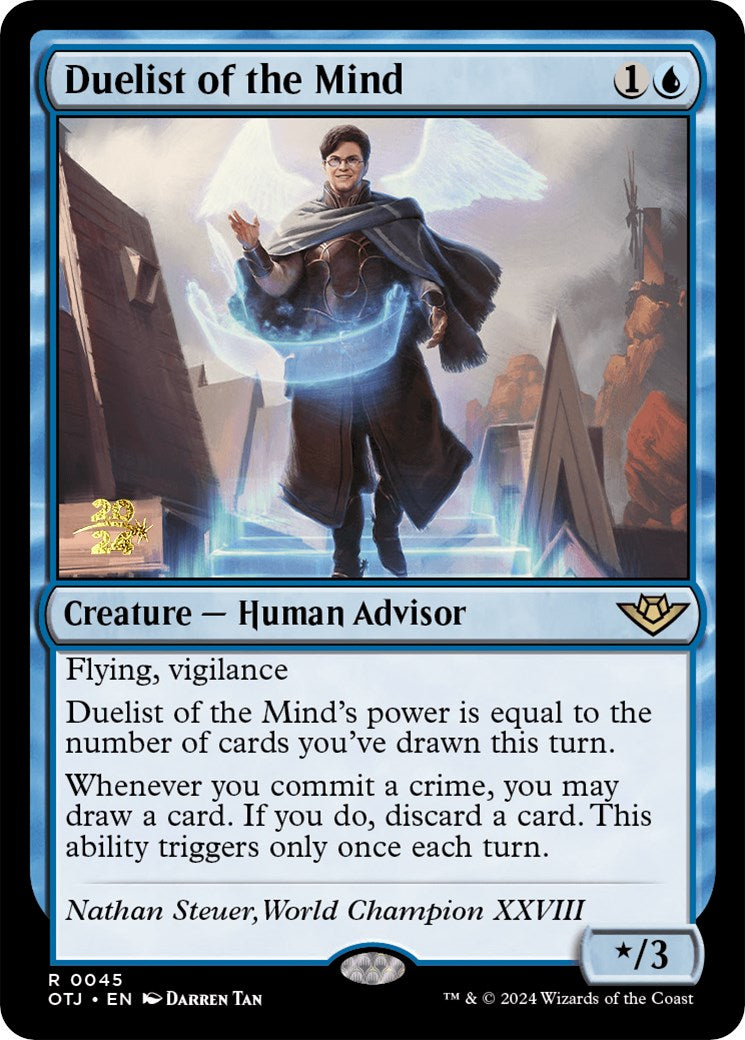 Duelist of the Mind [Outlaws of Thunder Junction Prerelease Promos] - Destination Retro