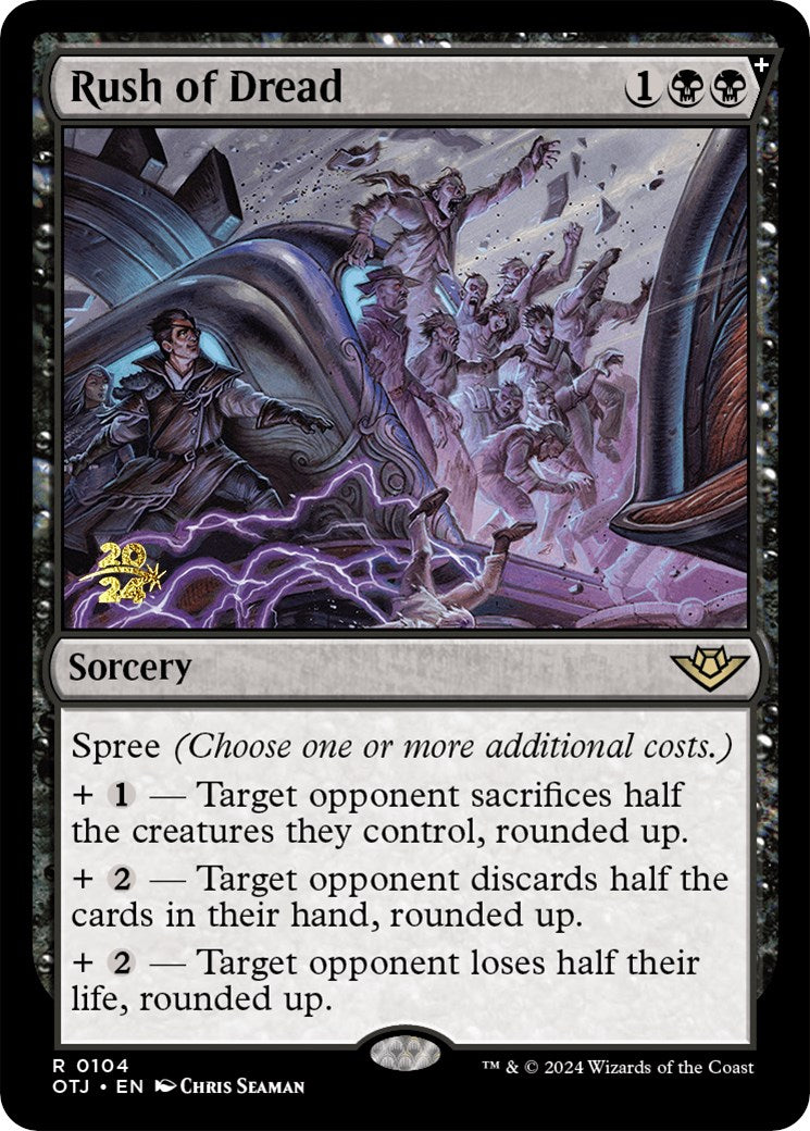 Rush of Dread [Outlaws of Thunder Junction Prerelease Promos] - Destination Retro