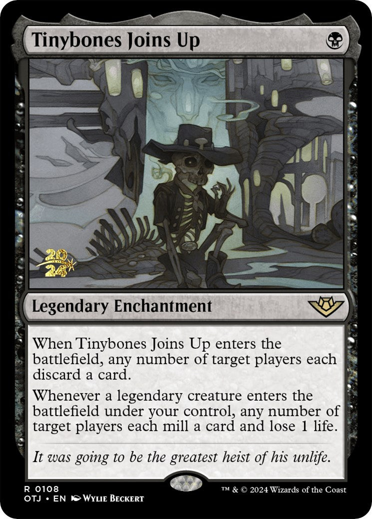 Tinybones Joins Up [Outlaws of Thunder Junction Prerelease Promos] - Destination Retro