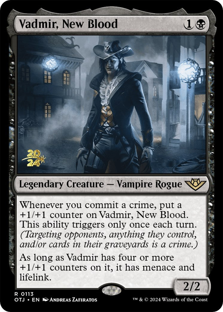 Vadmir, New Blood [Outlaws of Thunder Junction Prerelease Promos] - Destination Retro