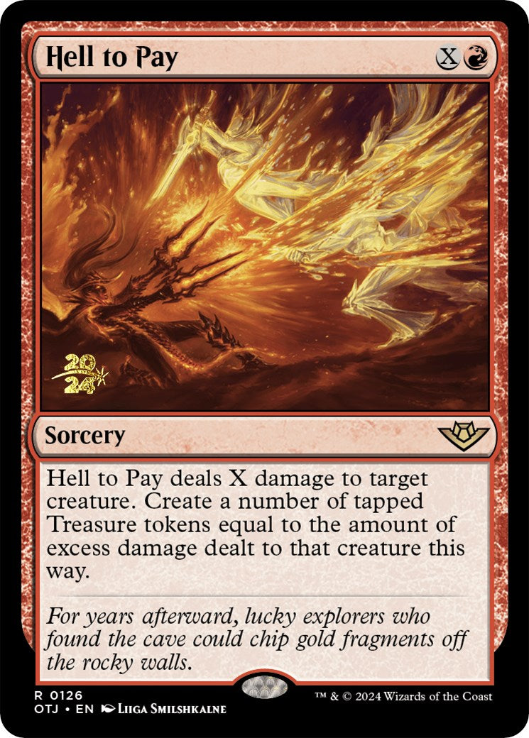 Hell to Pay [Outlaws of Thunder Junction Prerelease Promos] - Destination Retro