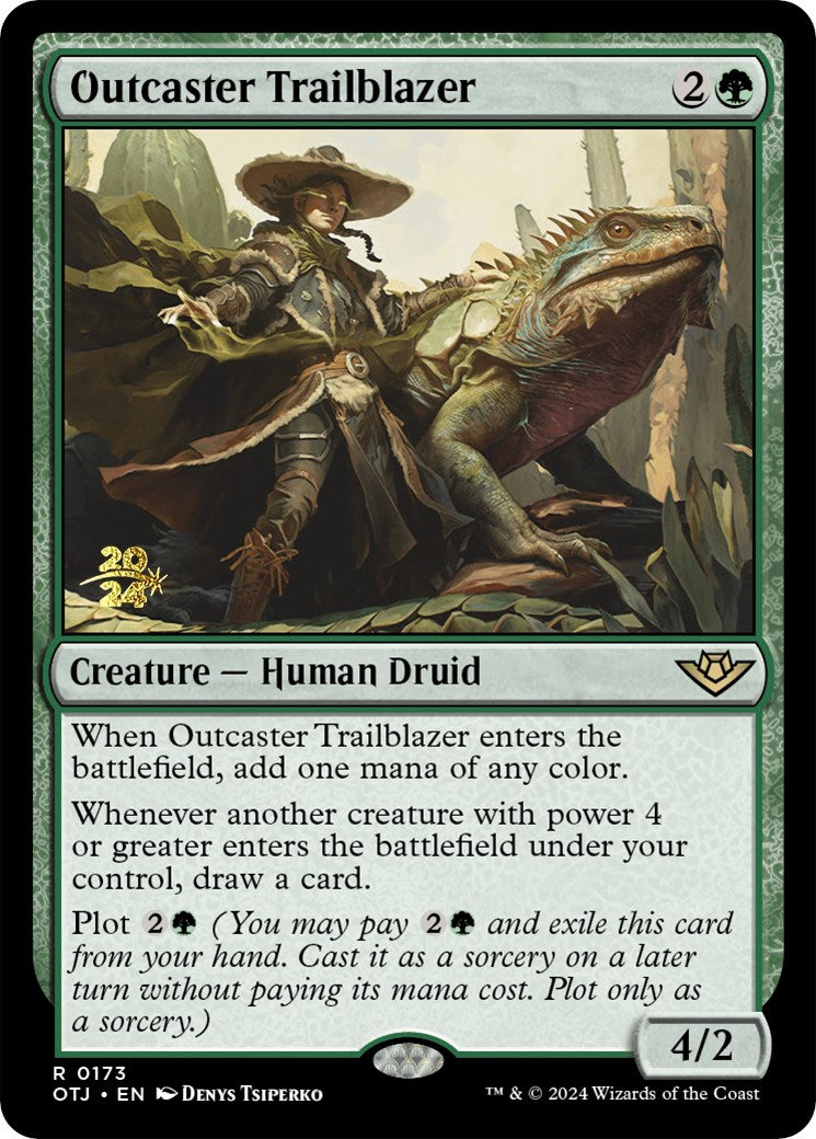 Outcaster Trailblazer [Outlaws of Thunder Junction Prerelease Promos] - Destination Retro