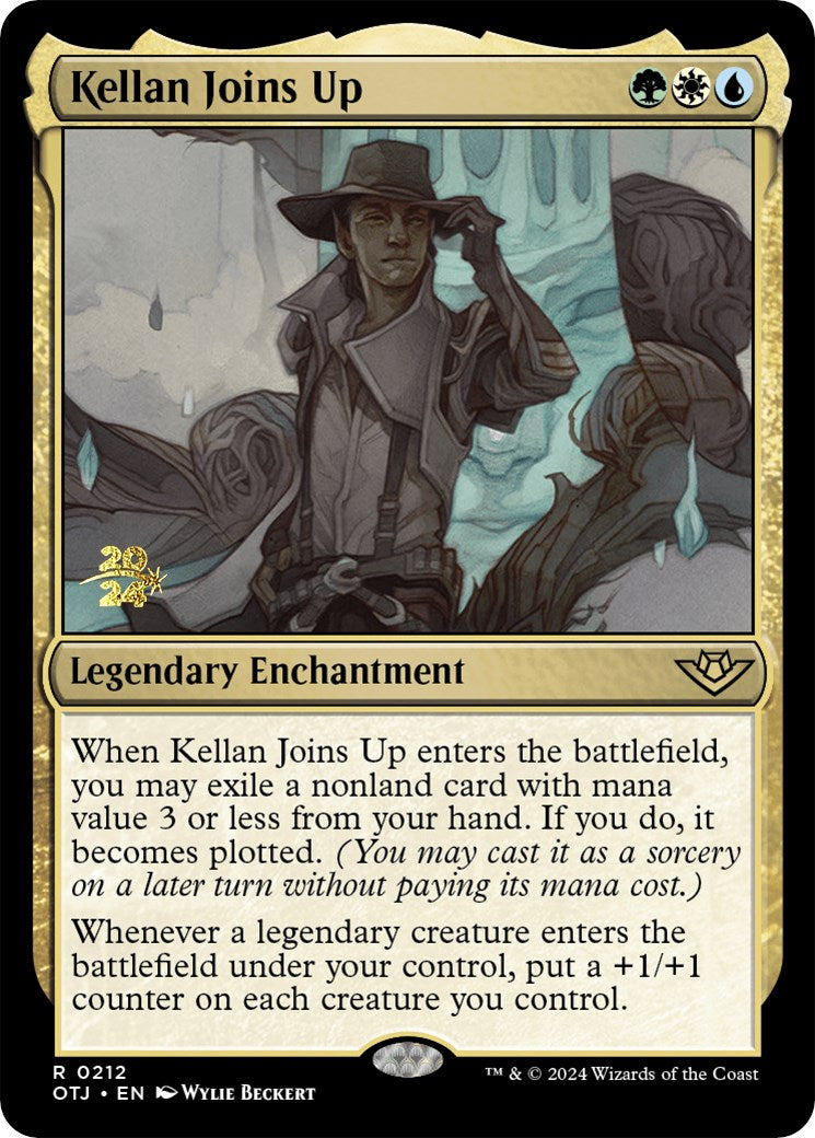 Kellan Joins Up [Outlaws of Thunder Junction Prerelease Promos] - Destination Retro