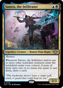 Satoru, the Infiltrator [Outlaws of Thunder Junction Prerelease Promos] - Destination Retro