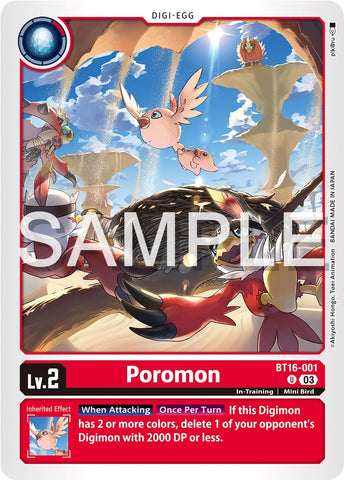 Poromon [BT16-001] [Beginning Observer] - Destination Retro