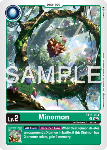 Minomon [BT16-004] [Beginning Observer] - Destination Retro