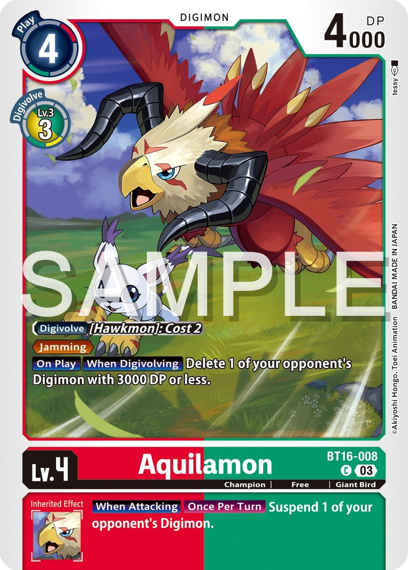 Aquilamon [BT16-008] [Beginning Observer] - Destination Retro