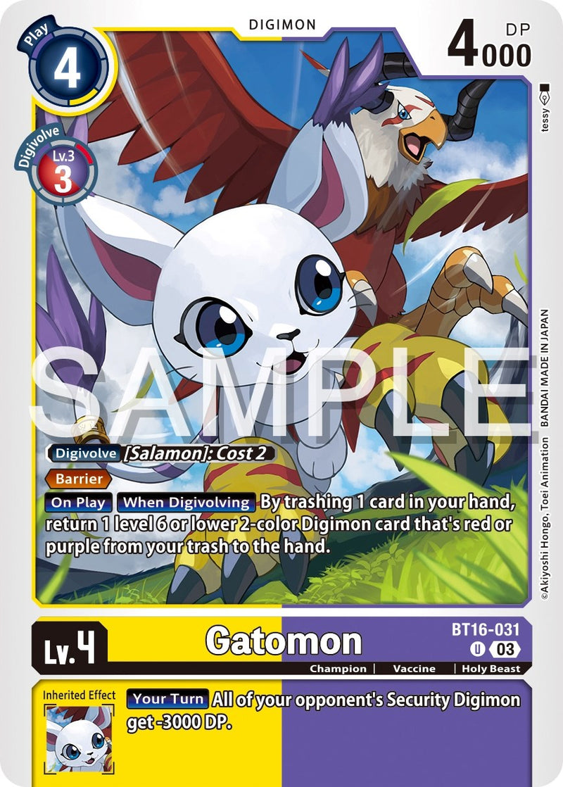 Gatomon [BT16-031] [Beginning Observer] - Destination Retro