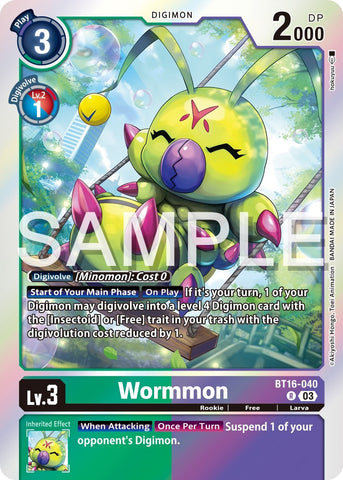 Wormmon [BT16-040] [Beginning Observer] - Destination Retro