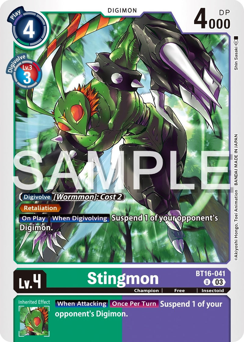 Stingmon [BT16-041] [Beginning Observer] - Destination Retro