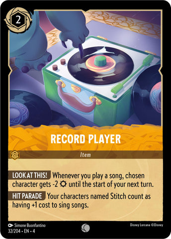 Record Player (32/204) [Ursula's Return] - Destination Retro