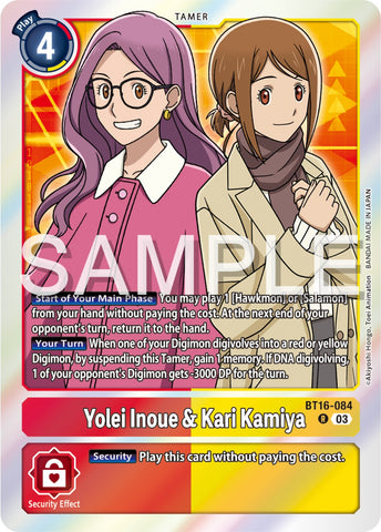 Yolei Inoue & Kari Kamiya [BT16-084] [Beginning Observer] - Destination Retro