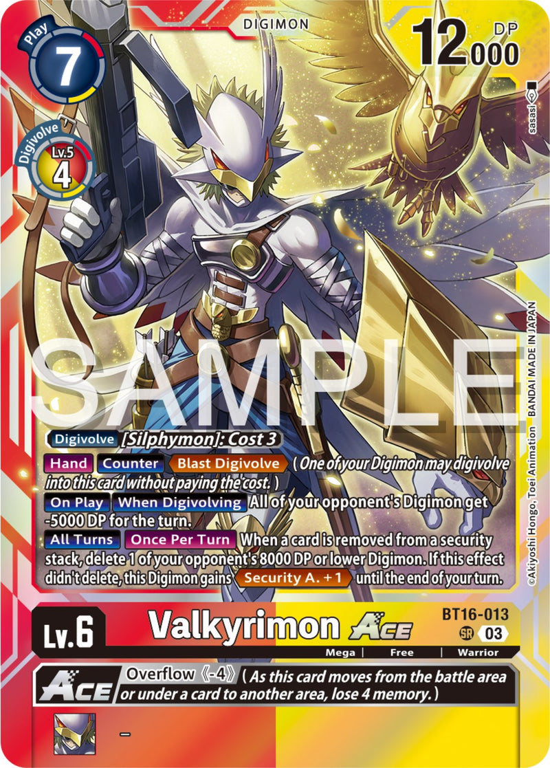 Valkyrimon Ace [BT16-013] [Beginning Observer] - Destination Retro