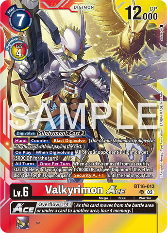 Valkyrimon Ace [BT16-013] [Beginning Observer] - Destination Retro