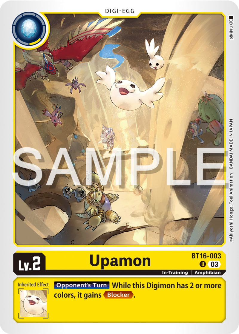 Upamon [BT16-003] [Beginning Observer] - Destination Retro