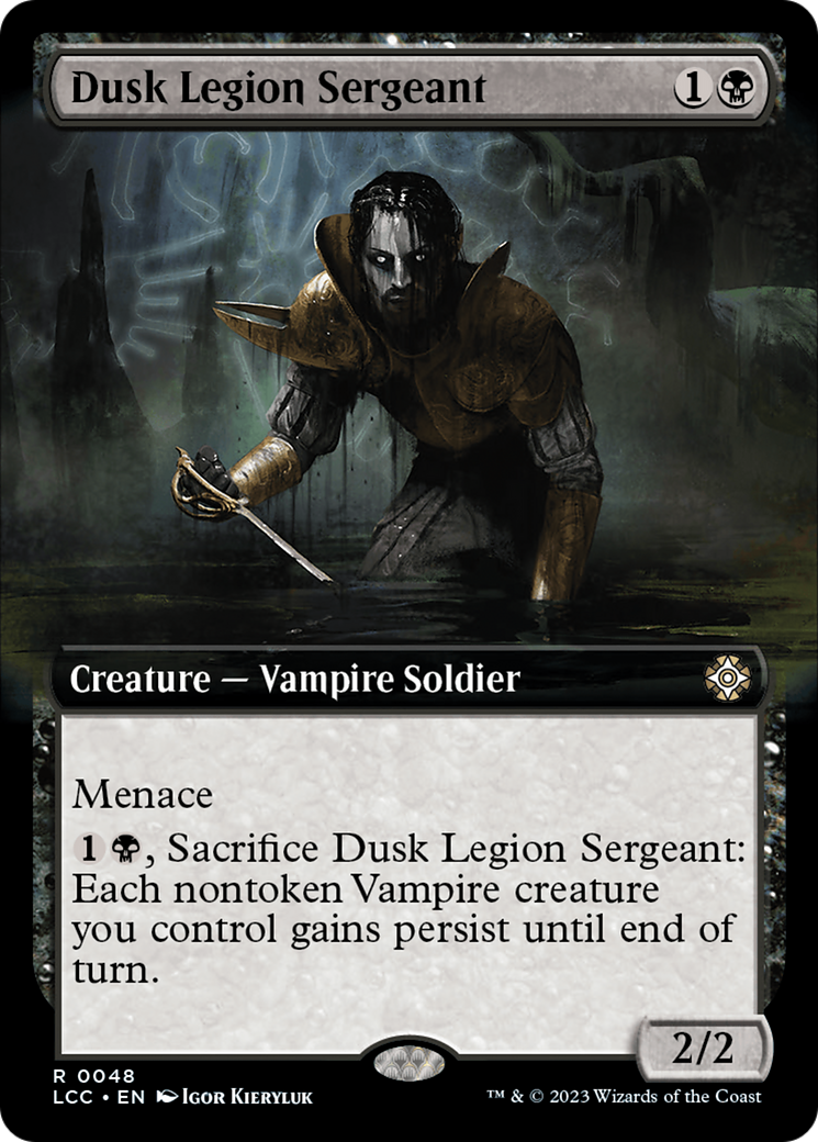 Dusk Legion Sergeant (Extended Art) [The Lost Caverns of Ixalan Commander] - Destination Retro