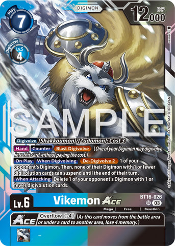 Vikemon Ace [BT16-026] [Beginning Observer] - Destination Retro