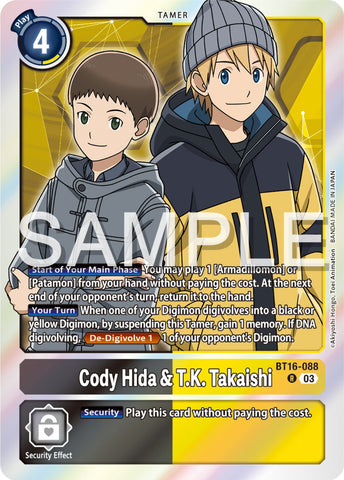 Cody Hida & T.K. Takaishi [BT16-088] [Beginning Observer] - Destination Retro