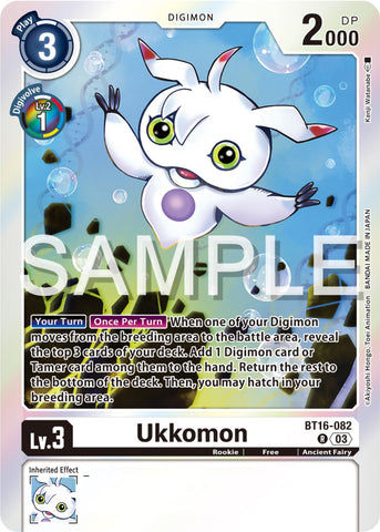 Ukkomon [BT16-082] [Beginning Observer] - Destination Retro