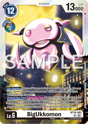 BigUkkomon [BT16-083] [Beginning Observer] - Destination Retro