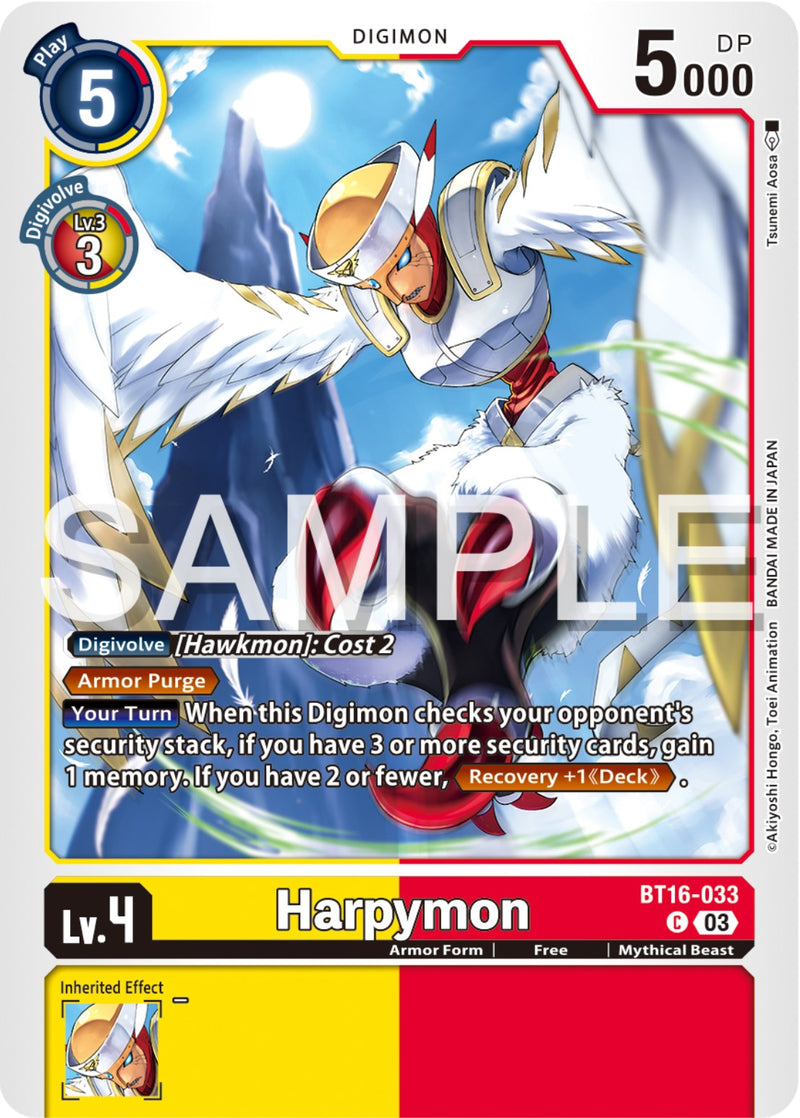 Harpymon [BT16-033] [Beginning Observer] - Destination Retro