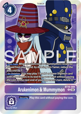Arukenimon & Mummymon [BT16-089] [Beginning Observer] - Destination Retro