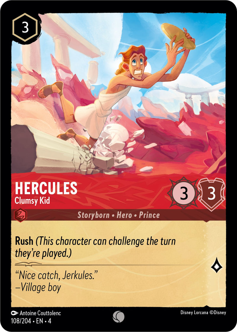 Hercules - Clumsy Kid (108/204) [Ursula's Return] - Destination Retro
