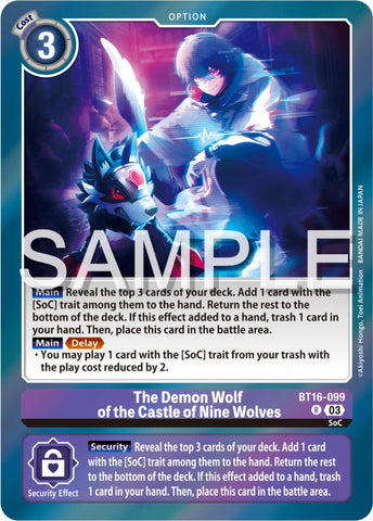 The Demon Wolf of the Castle of Nine Wolves [BT16-099] [Beginning Observer] - Destination Retro