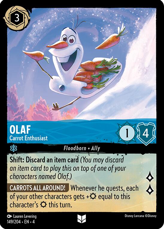 Olaf - Carrot Enthusiast (149/204) [Ursula's Return] - Destination Retro